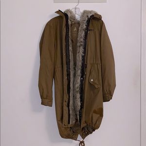 Green Parka Jacket